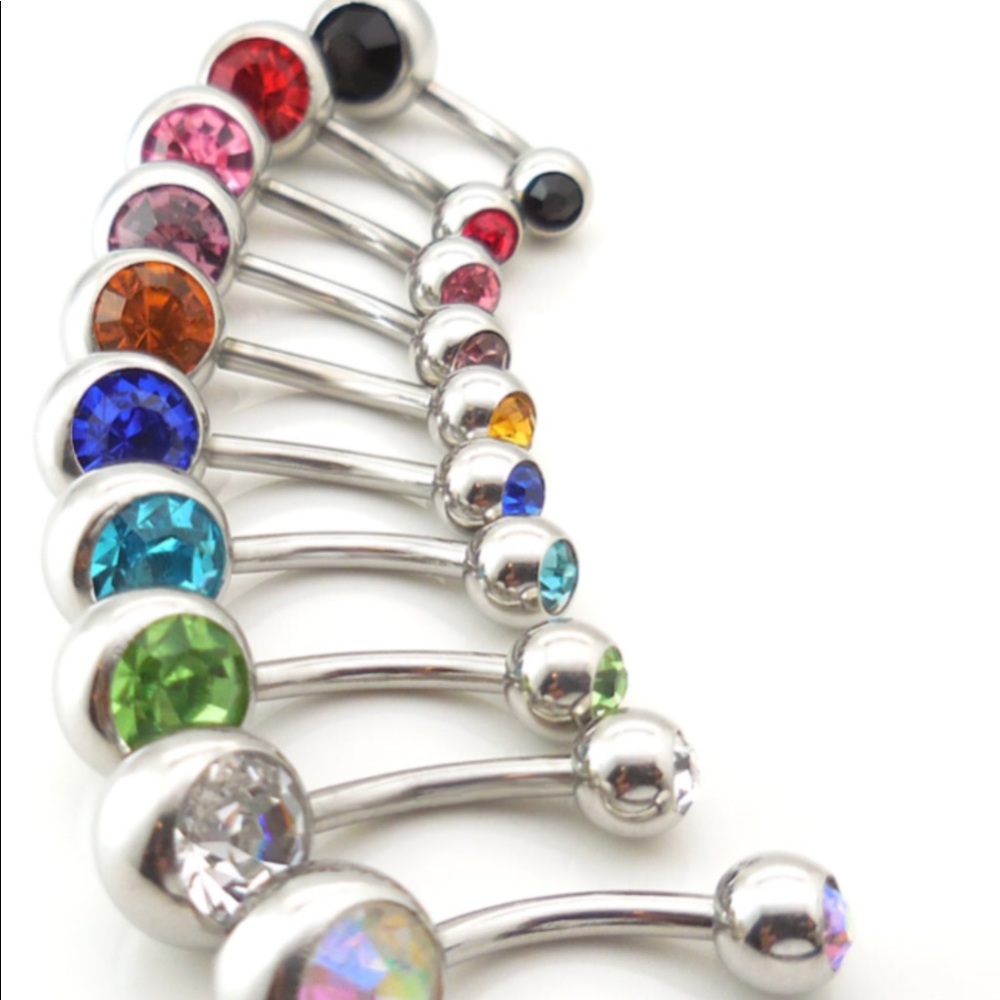 Belly rings 10 piece bundle